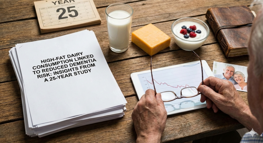 High-Fat Dairy Consumption Linked to Reduced Dementia Risk: 25-Year Study Gemini Generated Image 1h3sry1h3sry1h3s 1 1024x559