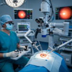 Robotic-assisted ophthalmic microsurgery improving precision in eye surgery
